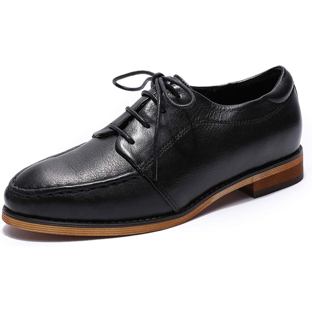 Mona flying Women's Comfortable Dress Oxfords Derby Black Size 6.5 NEW